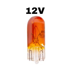 12V 5W DIPSIZ TURUNCU AMPUL T10-T