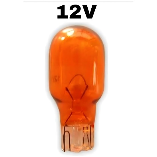 12V 18W DIPSIZ TURUNCU AMPUL T15-T