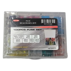 BIÇAK SİGORTA SETİ 100 ADET  FS-01