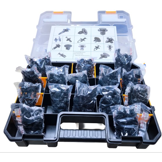 MEKANİK ATÖLYELER İÇİN KLİPS SETİ KUTU HEDİYELİ