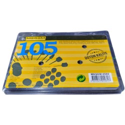 MEŞEM 105 PARÇA GRAVÜR ZIMPARA KESİCİ DİSK POLİSAJ KALIPÇI PARÇALARI METAL SETİ