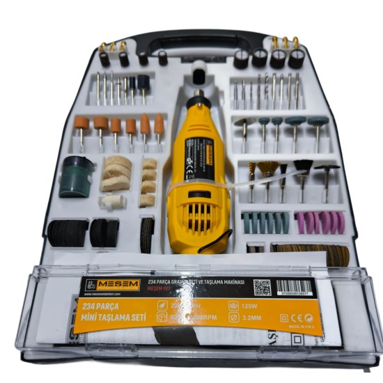 MEŞEM 234 PARÇA MİNİ TAŞLAMA SETİ