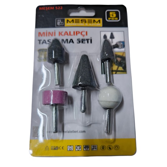 MEŞEM MİNİ KALIPÇI TAŞLAMA SETİ 5 PARÇA