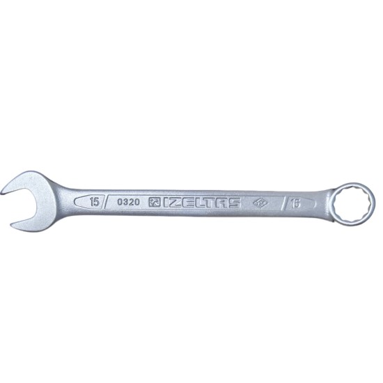 İZELTAŞ KOMBİNE ANAHTAR KISA BOY 15 MM İZELTAŞ KOMBİNE ANAHTAR KISA BOY 15 MM