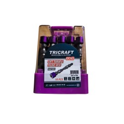 TRİCRAFT MIKNATIS UÇLU BİTS UÇ ÇİFT YÖNLÜ 10 ADET PH2x65 mm