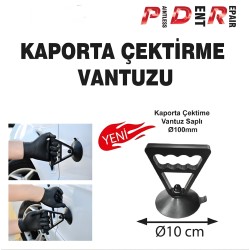 PDR MANUEL KAPORTA ÇEKTİRME SAPLI VANTUZ 100 MM